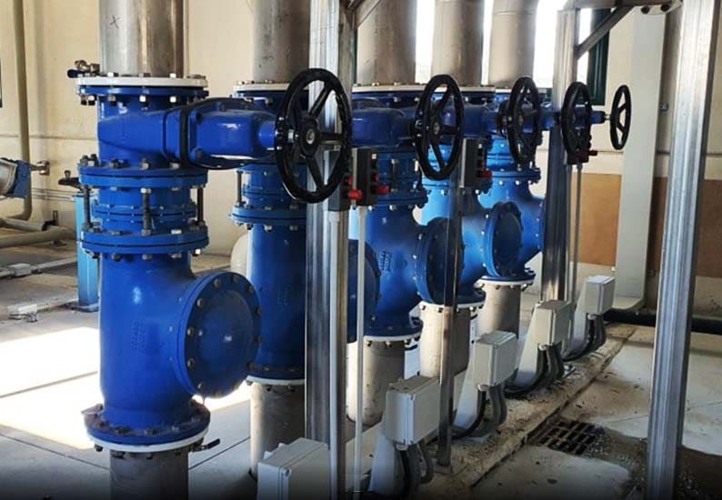 Dismantling joint assembled for gate valve and ball check valve