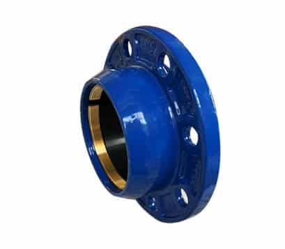 quick flange adaptor for HDPE pipe with grip ring