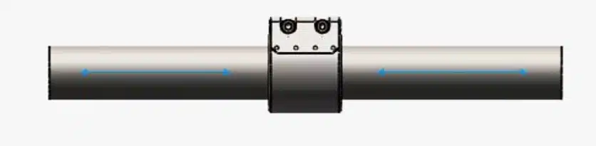 Axial displacement compensation for repair coupler