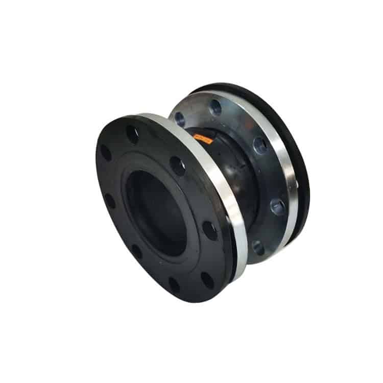 flexible rubber joint with full face flange gasket