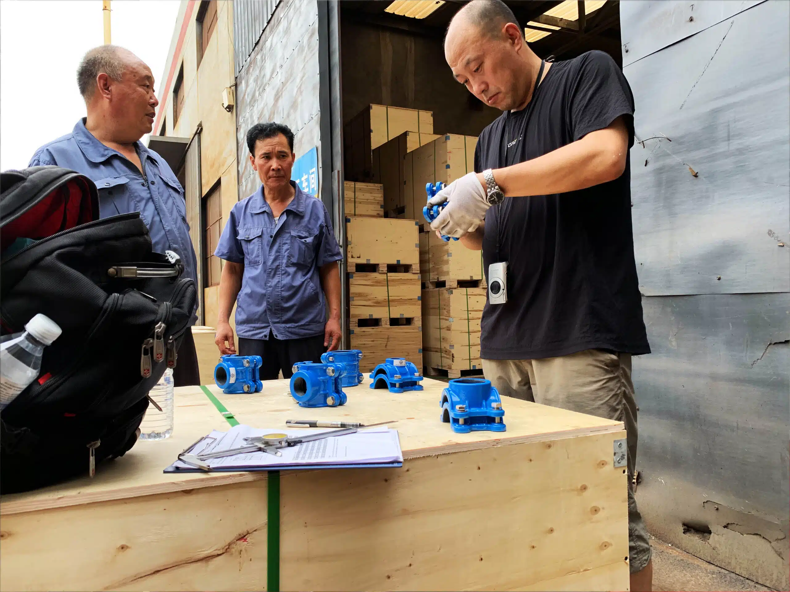 pipe saddle inspection