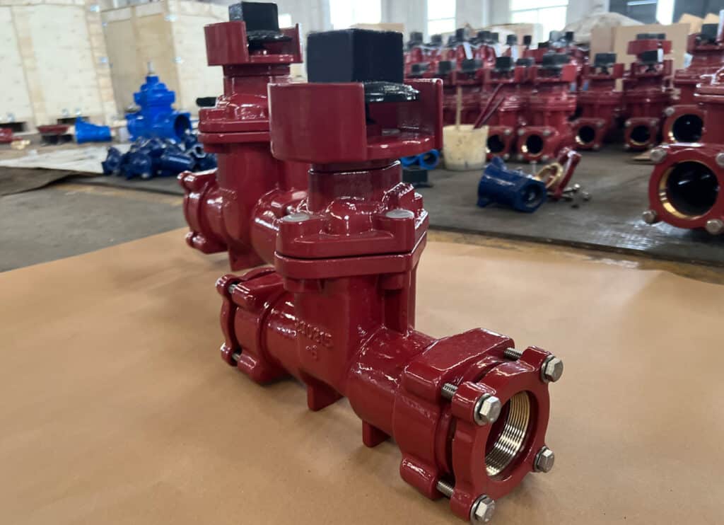 restrained gate valve