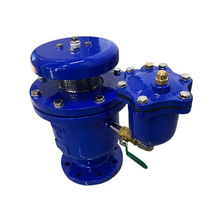 Double Air Release valve with brass ball Isolation Valve