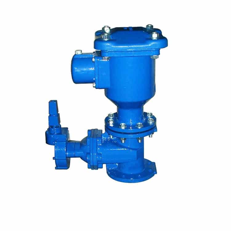 Double Orifice Air Release valve with bevel gear operated Isolation valve Shut off Valve Gate Valve