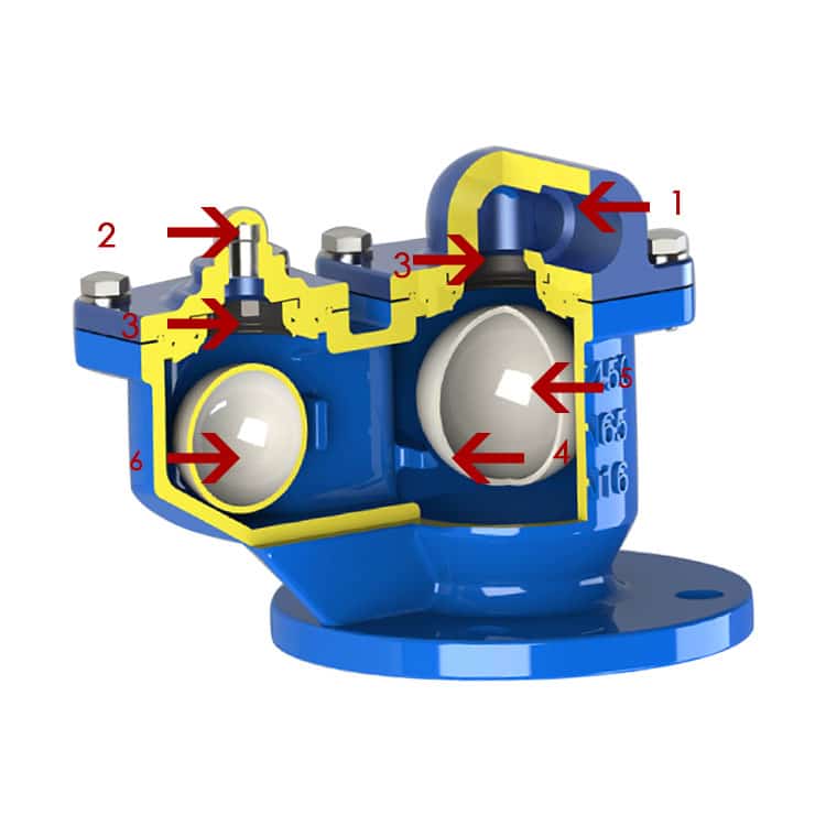 air release valve feature diagram