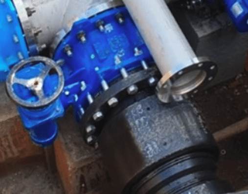 flange connection for HDPE Pipe