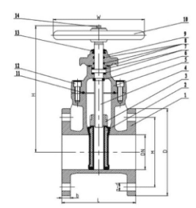 Nrs Gate Valve Resilient Seated Gate Valve Awwa Ductile Iron Pipe