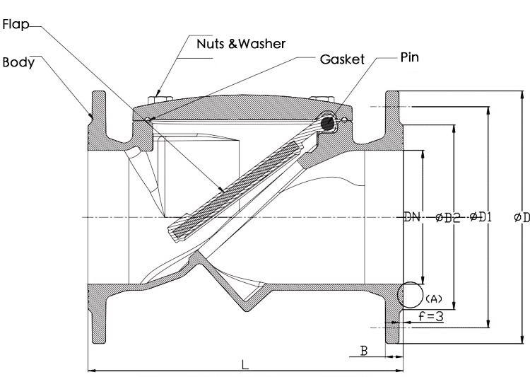 flap-check-valve-with-pin-for-flap diagram