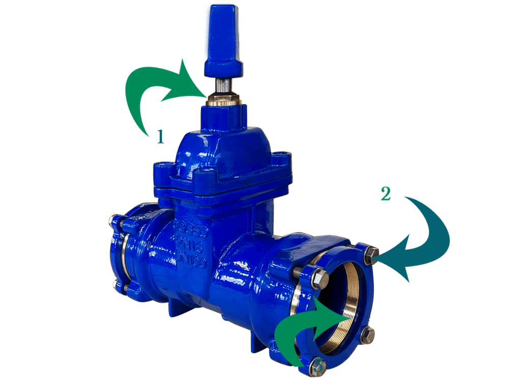 gate valve for hdpe pipe