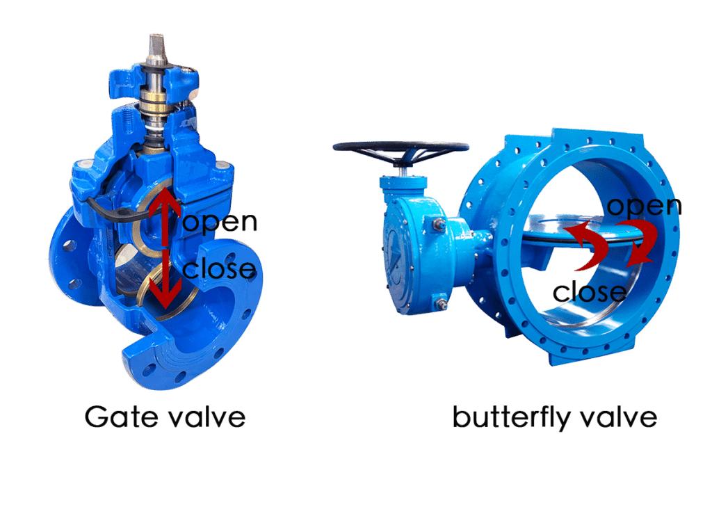 gate valve vs butterfly valve