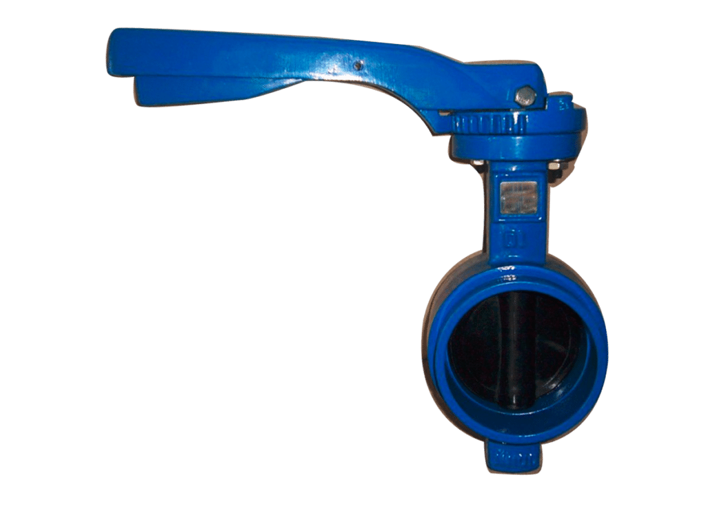 groove type butterfly valve