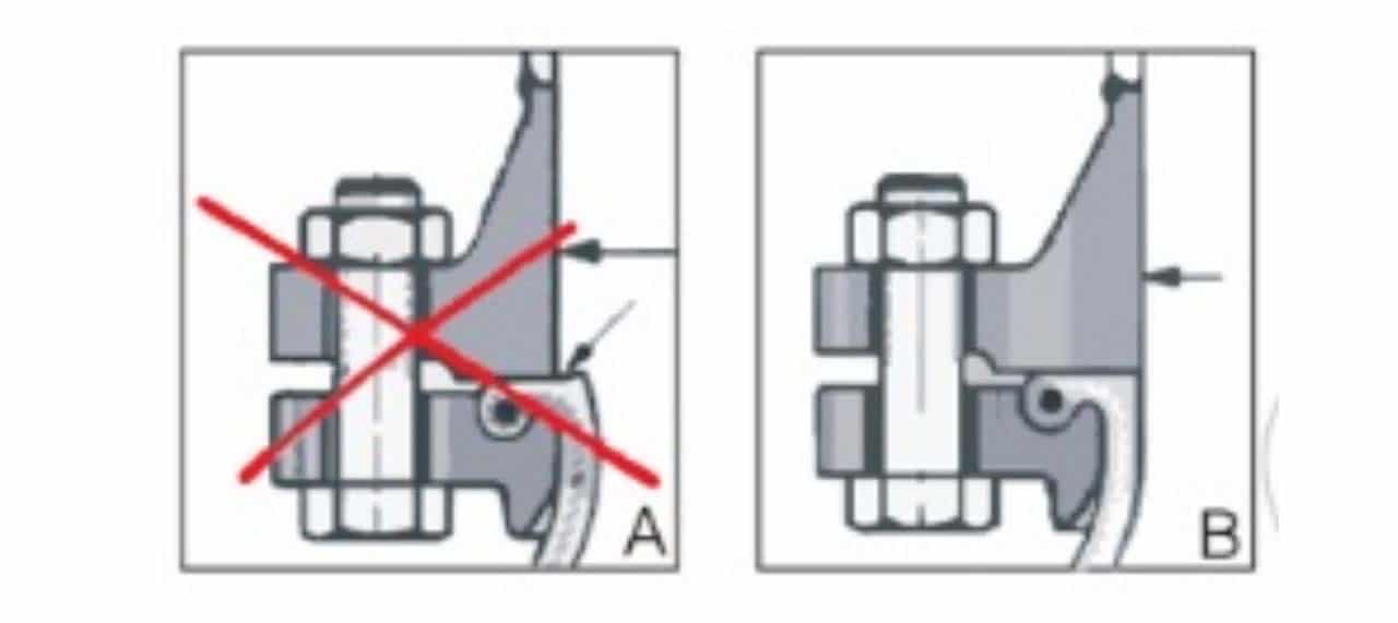 how to install rubber expansion joint