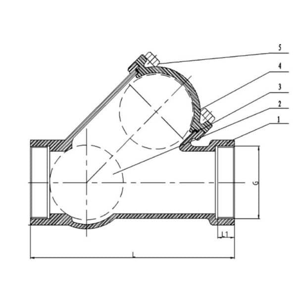 Thread end ball check valve - ductile iron pipe fitting and valve ...