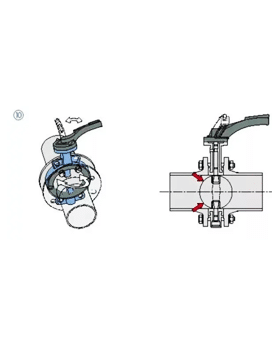 wafer type butterfly valve installation step 10