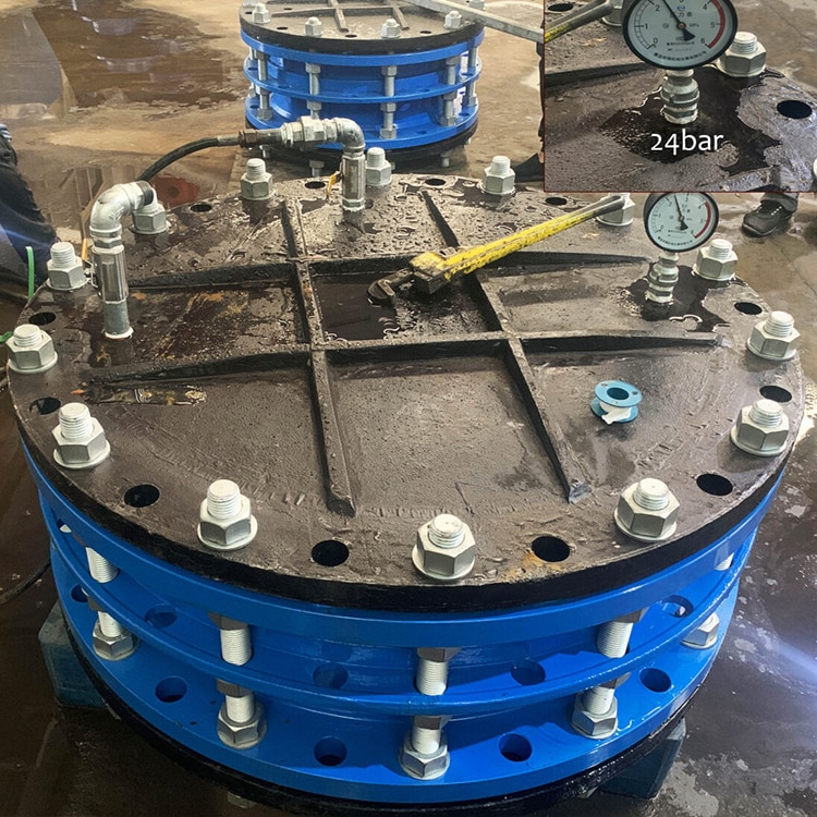 pressure test for dismantling joint