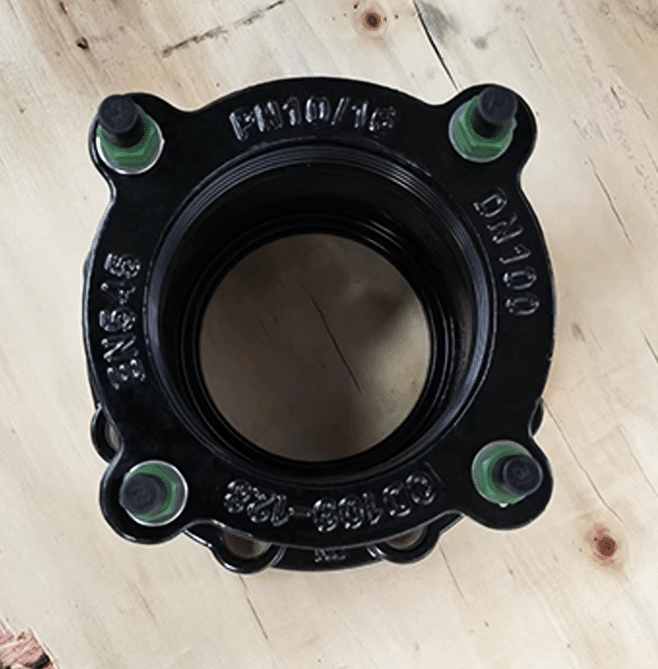 stopper design for flange adaptor