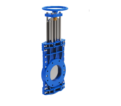 Bi Directional Sealing Through Going manual wafer Knife Gate Valve