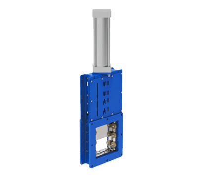 Unidirectional sealing full enclosed square knife gate valve