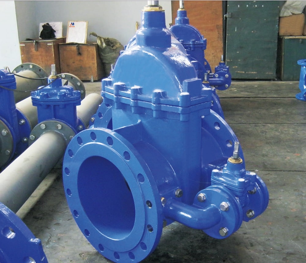 gate valve with bypass valve