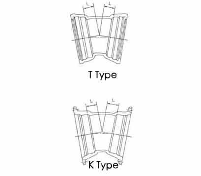 Double Socket 22.5° Bend drawing