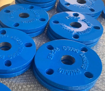 blind flange with tap
