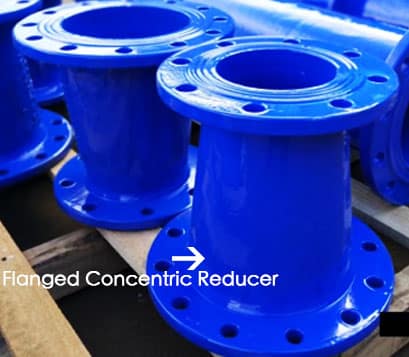 flanged concentric reducer