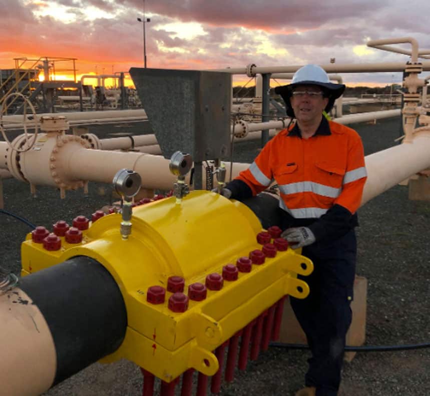 pipe repair clamp for oil pipeline