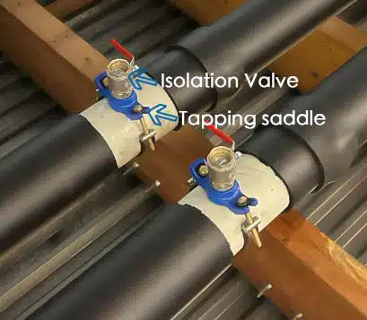 tapping saddle