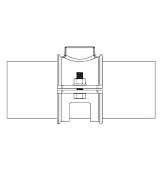 DI Saddle Clamp for PVC and HDPE pipe installation instruction step 4