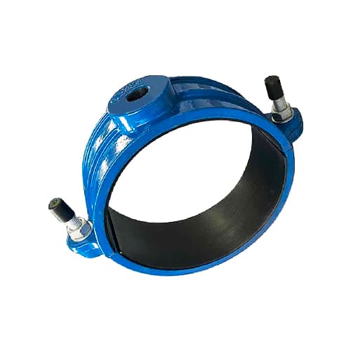 Pipe Saddle Clamp for PE and PVC pipe thread outlet