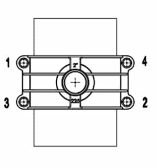 Saddle Clamp For PE and PVC Pipe Style SCPEPVC 001 Installation Instruction step 4