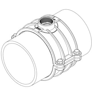 Saddle Clamp For PE and PVC Pipe Style SCPEPVC 001 Installation Instruction step 5