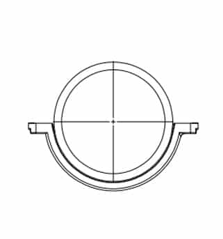 Saddle Tap Clamp for PVC Pipe Installation Instruction step 2