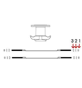 Tapping saddle with flange outlet-double bands or multiple bands installation instruction step 1