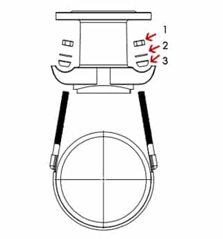 Tapping saddle with flange outlet-double bands or multiple bands installation instruction step 3