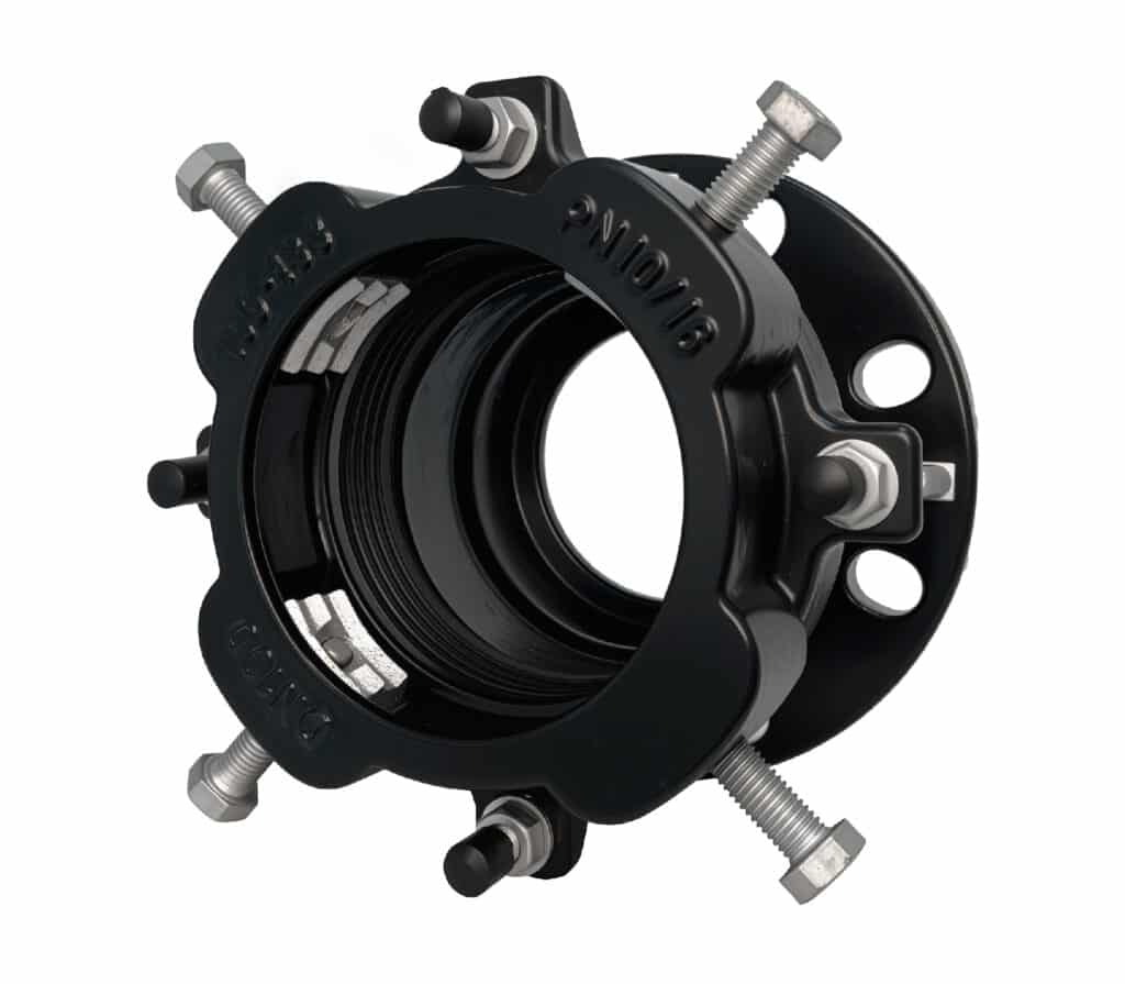 Wide Range flange adaptor for HDPE pipe