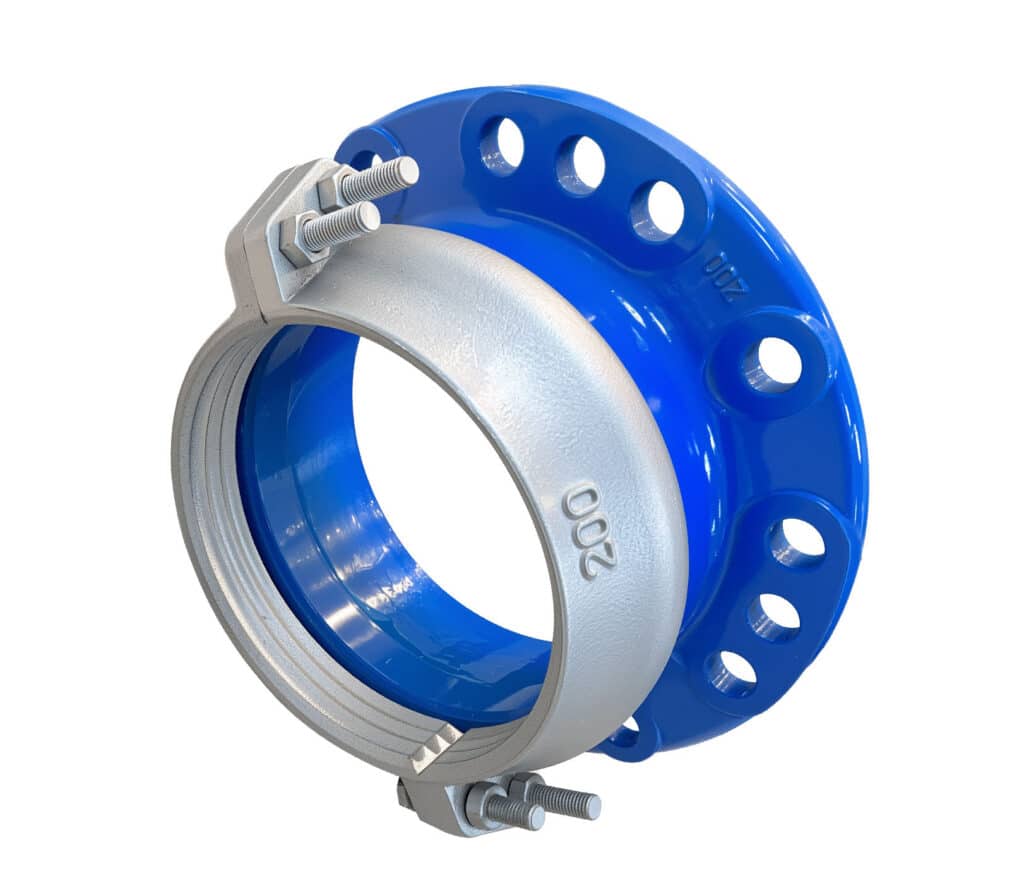 flange adaptor coupling for HDPE pipe
