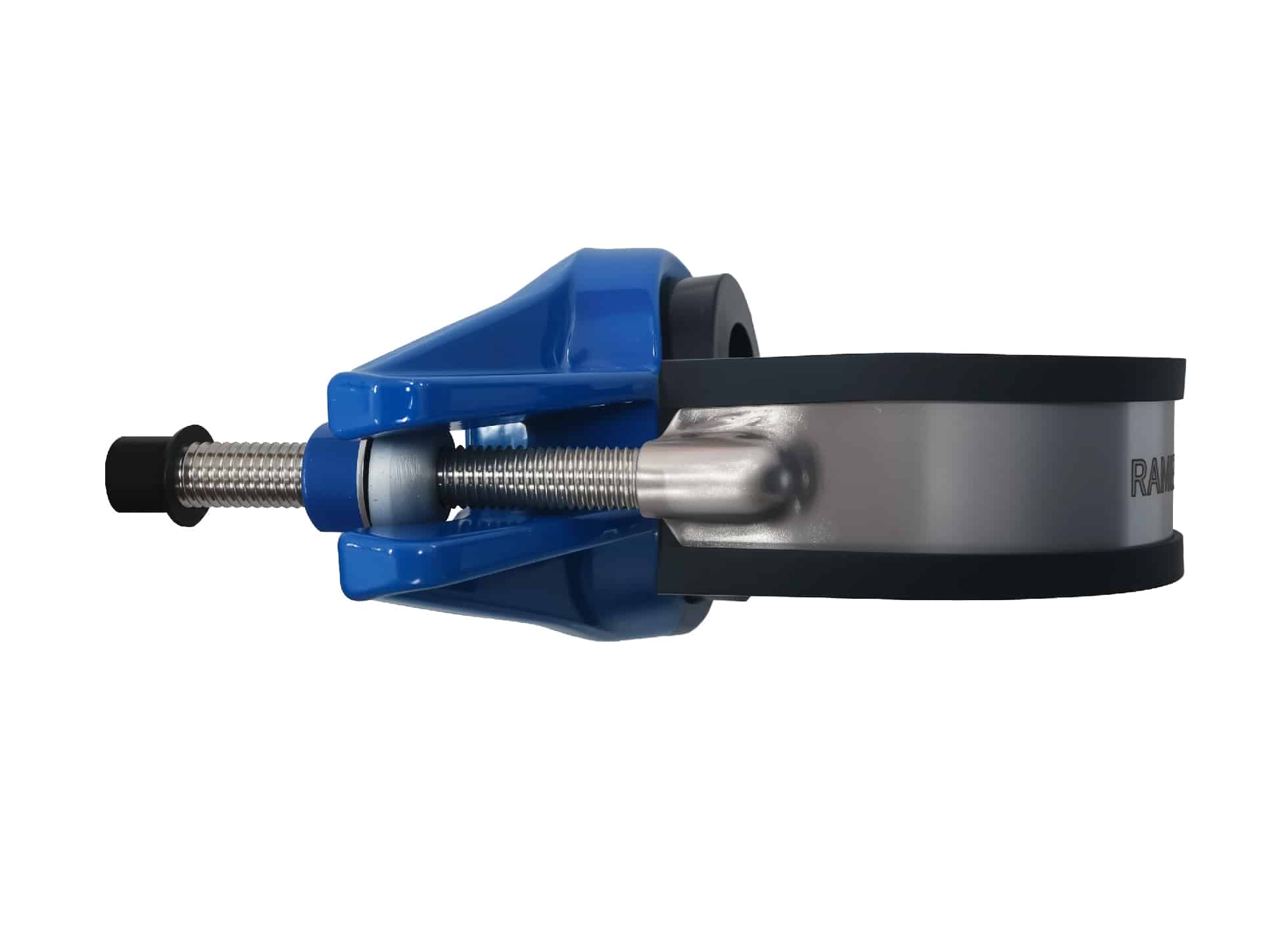 Universal Saddle tap for Ductile Iron Pipe,PVC pipe,Steel Pipe ,PE Pipe etc, thread outlet ,single steel strip 3