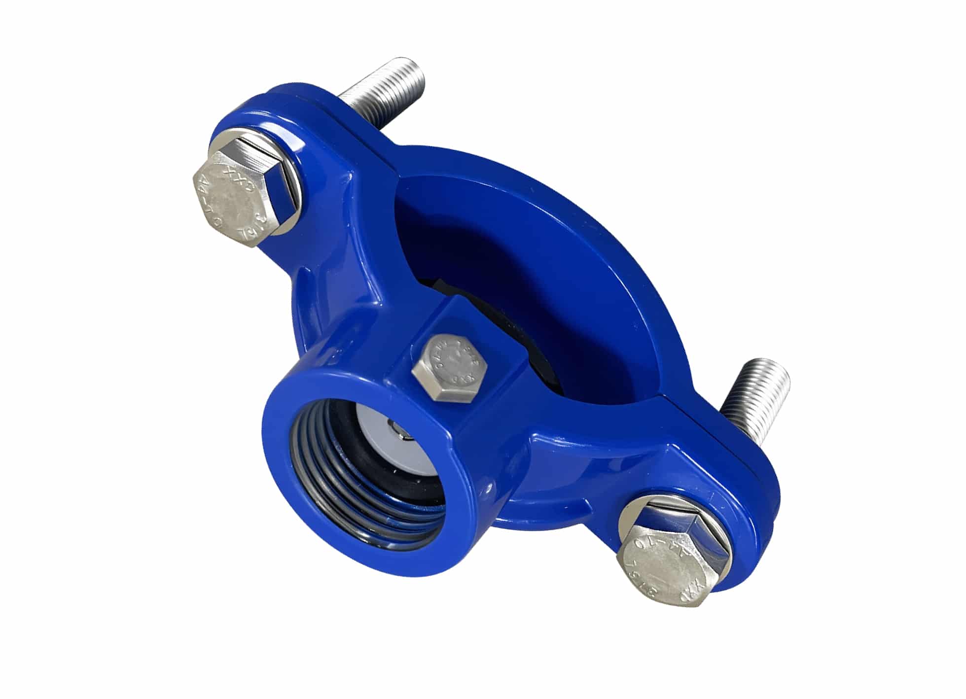 Water Pipe Saddle Clamp for AC pipe with Metric Thread 1