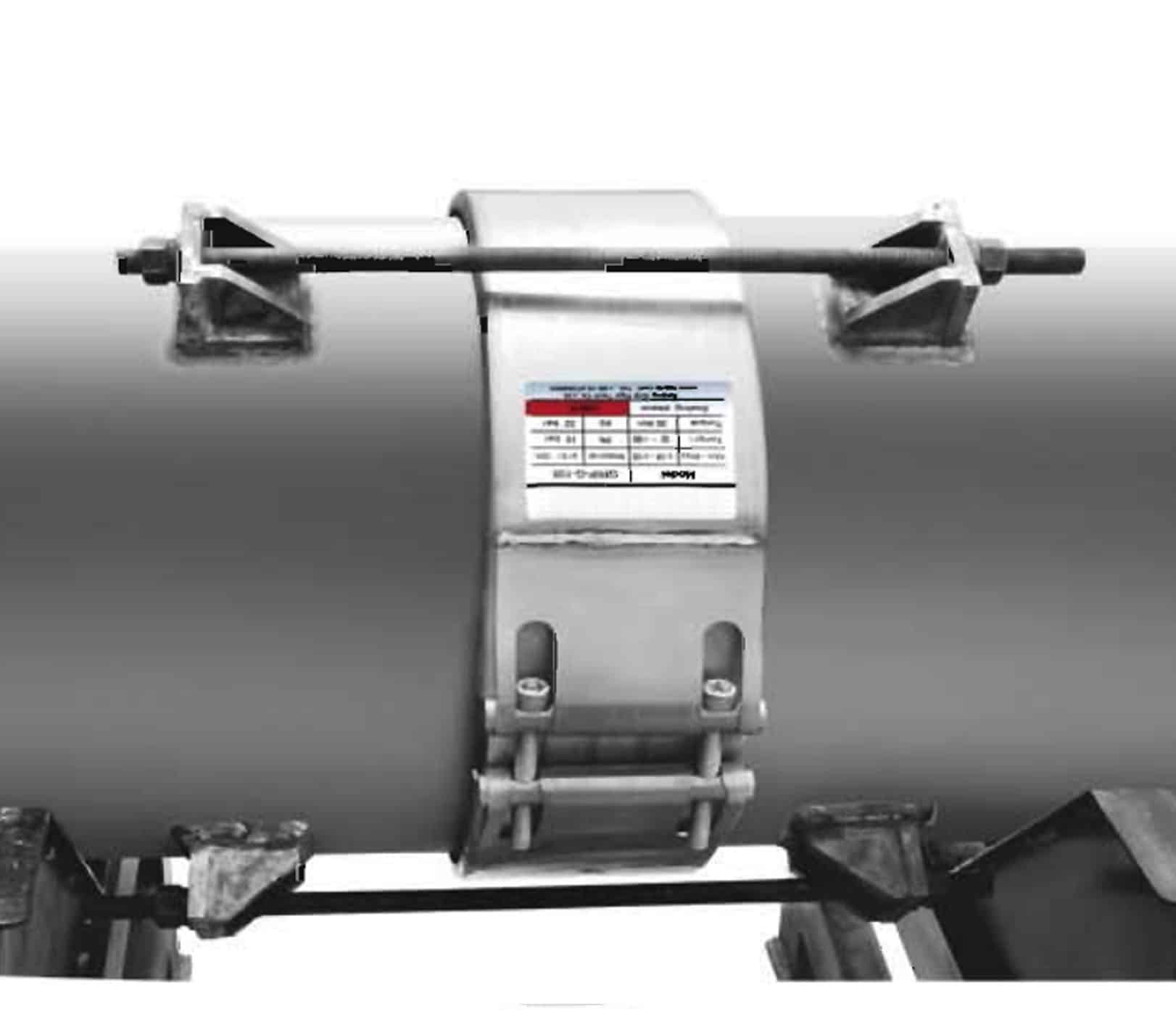 pipe coupling with pull rods to reduce axial pull strength