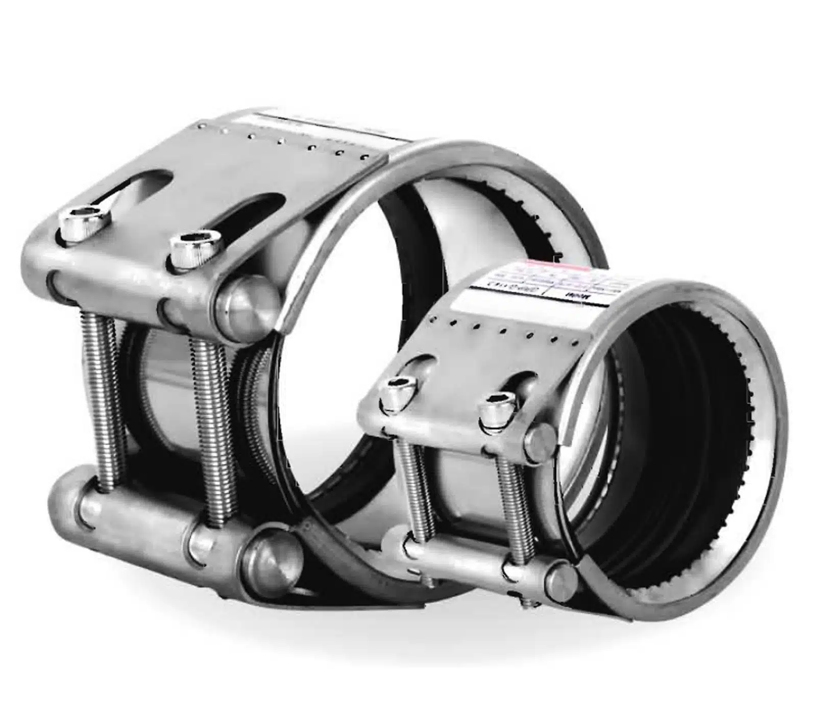 stainless steel restrained pipe coupling