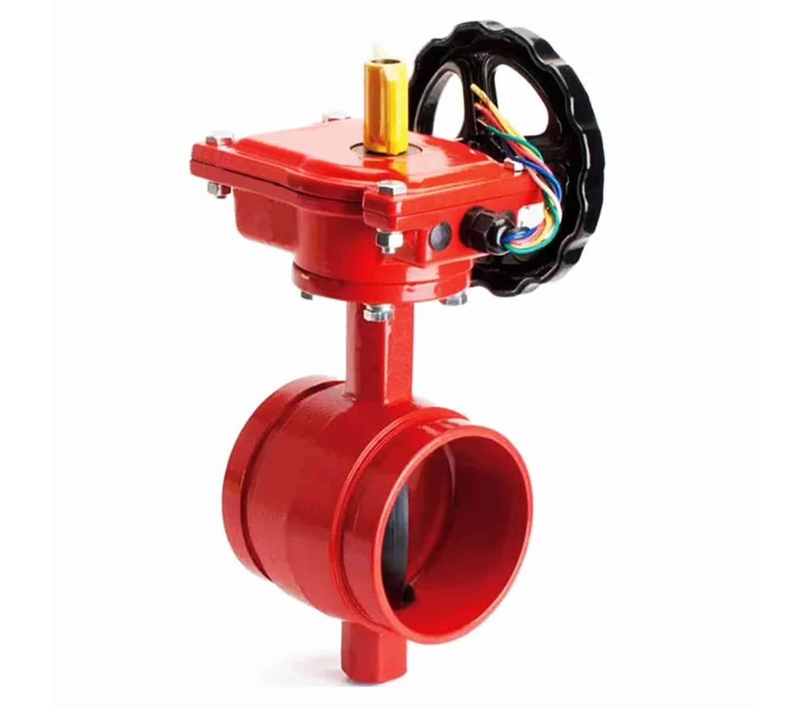 groove butterfly valve