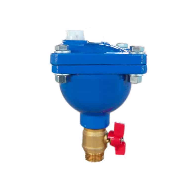 single air valve with isolation valve with male thread outlet