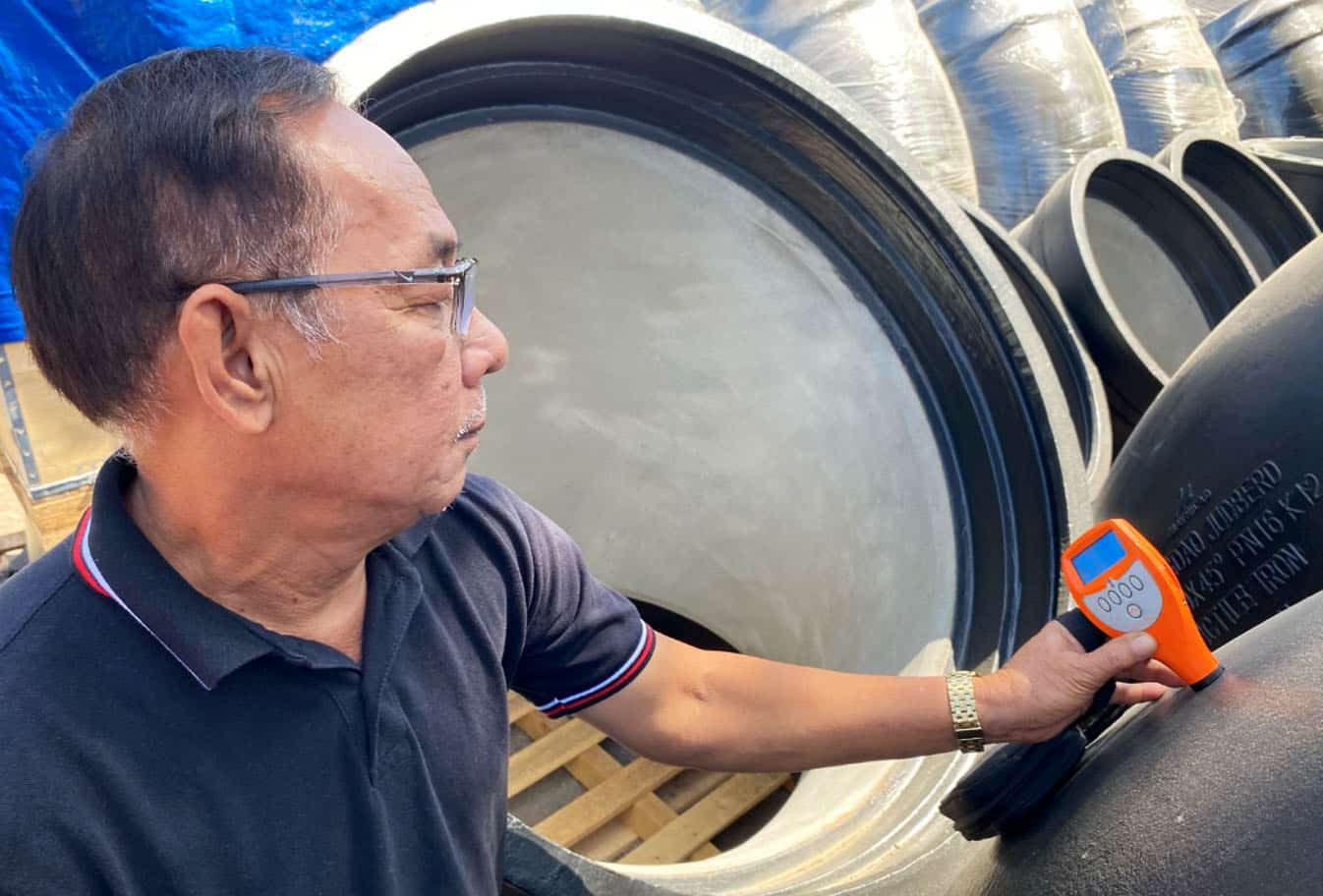 ductile iron pipe fittings for maynilad water project