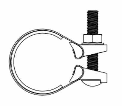 Steel Repair Clamp installation step 2