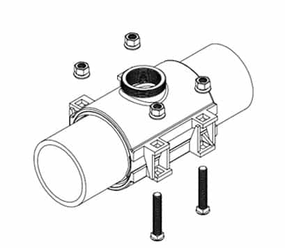 service clamp installation step 4