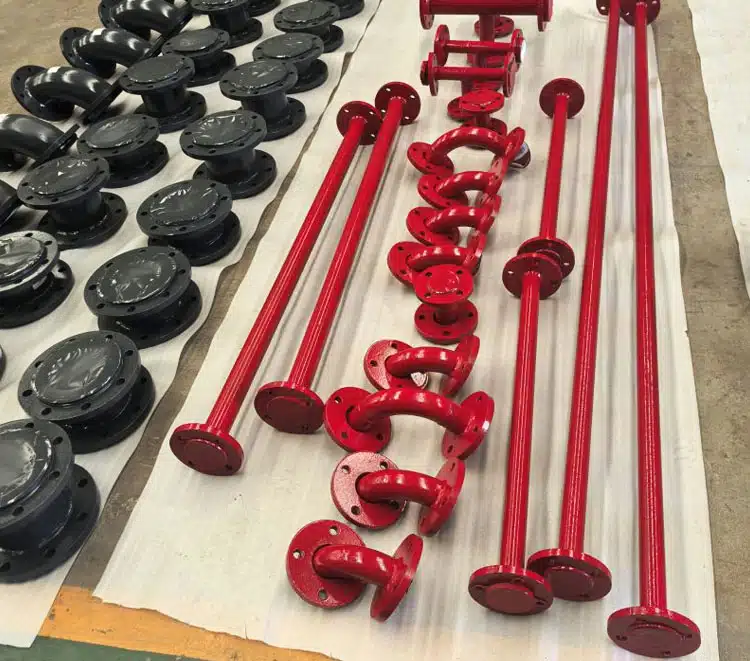 PTFE lined-rubber lined-ceramic lined-glass lined-PP-PE-PO coated-Polyurethane-insulated pipe fittings