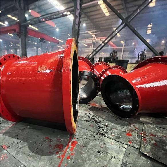 AWWA C110 ductile iron pipe fitting eccentric reducer