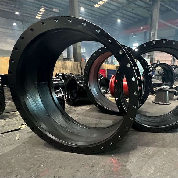 AWWA C153 ductile iron pipe fitting sleeve