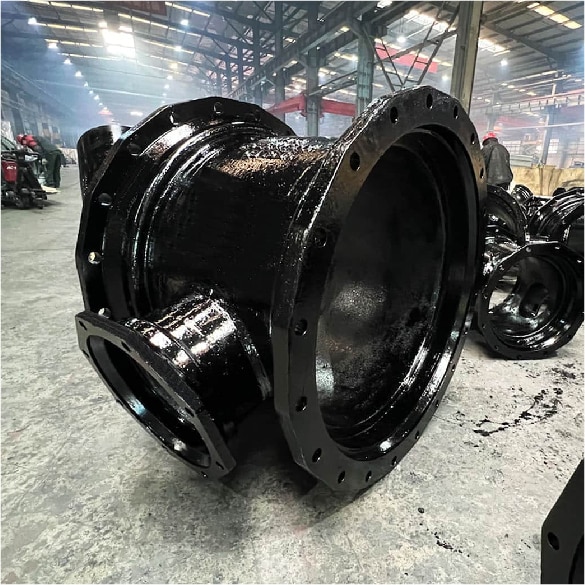 AWWA C153 ductile iron pipe fitting tee